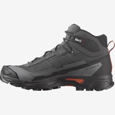 Ботинки X ULTRA 5 MID GTX (RU 47 UK 12.5 USm 13 СМ 30.5; asphalt/castlerock/burnt ochre)
